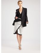 Donna Karan New York Open Front Tuxedo Jacket - Lyst