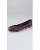 Frye Carson Ballet Flats - Lyst
