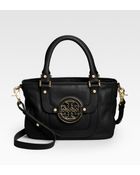 Tory Burch Amanda Leather Hobo - Lyst
