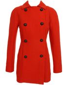 ChloƩ Double-breasted Coat - Lyst
