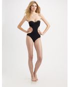 Oscar de la Renta Cut-out One-piece Swimsuit - Lyst