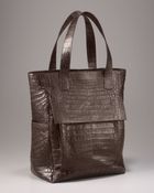 Nancy Gonzalez Pocketed Crocodile Tote - Lyst