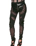 Preen By Thornton Bregazzi Lace and Pvc Segment Trousers - Lyst