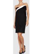 Jil Sander Short Dress - Lyst