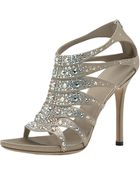 Gucci Soraya Jeweled Sandal - Lyst