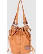 Topshop Large Leather Bag - Lyst