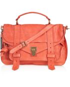 Proenza Schouler Ps1 Medium Leather Satchel - Lyst