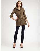 Cole Haan Hooded Military Jacket - Lyst