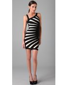 Hervé Léger Starburst Dress - Lyst