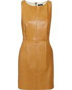Rag & Bone Tribeca Leather Shift Dress - Lyst