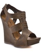 Michael Antonio Gower Wedge - Brown Pu - Lyst