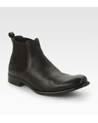 To Boot Gored Leather Chelsea Boots - Lyst