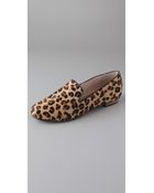 Steven By Steve Madden Madee Haircalf Tuxedo Flats - Lyst