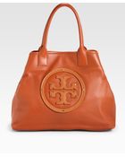 Tory Burch Stacked Logo Summer Tote Bag - Lyst