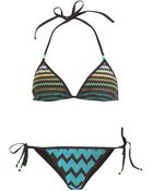 Missoni Mare Victoria Zigzag String Bikini - Lyst