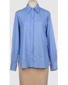 Yves Saint Laurent Rive Gauche Long Sleeve Shirt - Lyst