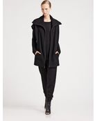 Donna Karan New York Boiled Cashmere Zip Vest - Lyst