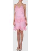 Just Cavalli Short Dress - Lyst
