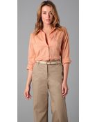 By Malene Birger Torine Button Down Blouse - Lyst