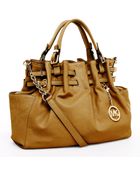 Michael Kors Michael Edie Large Shoulder Tote Peanut - Lyst