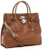 Michael Kors Michael Hamilton Large Tote Mocha - Lyst