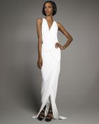 Donna Karan New York Superfine Jersey Draped Gown - Lyst