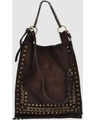 Via Repubblica Large Leather Bag - Lyst