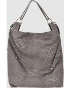 Via Repubblica Large Leather Bag - Lyst