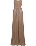 Eastland Strapless Sequin Gown - Lyst