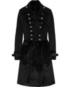 Burberry Prorsum Wool-blend and Rabbit Coat - Lyst