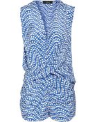 Thakoon Addition Printed Silk Playsuit - Lyst