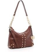 Michael Kors Michael Uptown Astor Messenger Teak - Lyst