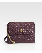 Marc Jacobs Lacquered Quilting Leather Bag - Lyst