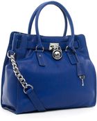 Michael Kors Michael Hamilton Large Tote Cobalt - Lyst