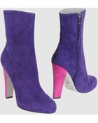 Sergio Rossi Ankle Boots - Lyst