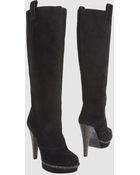 Yves Saint Laurent Rive Gauche High-heeled Boots - Lyst