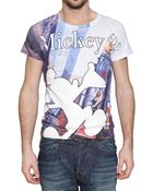 D&G Mickey Mouse Printed Jersey T-shirt - Lyst