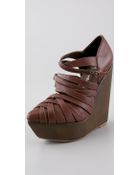 Jeffrey Campbell Zara Wedge Sandals - Lyst