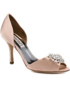 Badgley Mischka Lacie - Pink Satin - Lyst