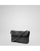 Bottega Veneta Nero Intrecciato Nappa Cross Body Bag - Lyst