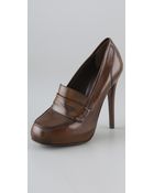 Vera Wang Lavender Talli Penny Loafer Pumps - Lyst