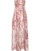 Tara Matthews Printed Silk Maxi Dress - Lyst