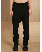 Rick Owens Mens Mohair Wool Trousers - Lyst
