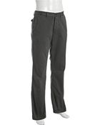 Gilded Age Grey Cotton Wilson Flat Front Chino Pant - Lyst
