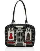 Lulu Guinness Black Large Couture Shop Jenny - Lyst