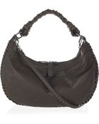 Bottega Veneta Studded Leather Shoulder Bag - Lyst