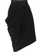 Vivienne Westwood Anglomania Galop Crepe-jersey Skirt - Lyst