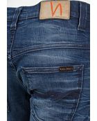 Nudie Jeans Thin Finn Jean In Organic Strikey Used Blue - Lyst