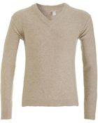 Massimo Alba Chunky V-neck Sweater - Lyst