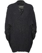 AllSaints Enez Jumper Dress - Lyst